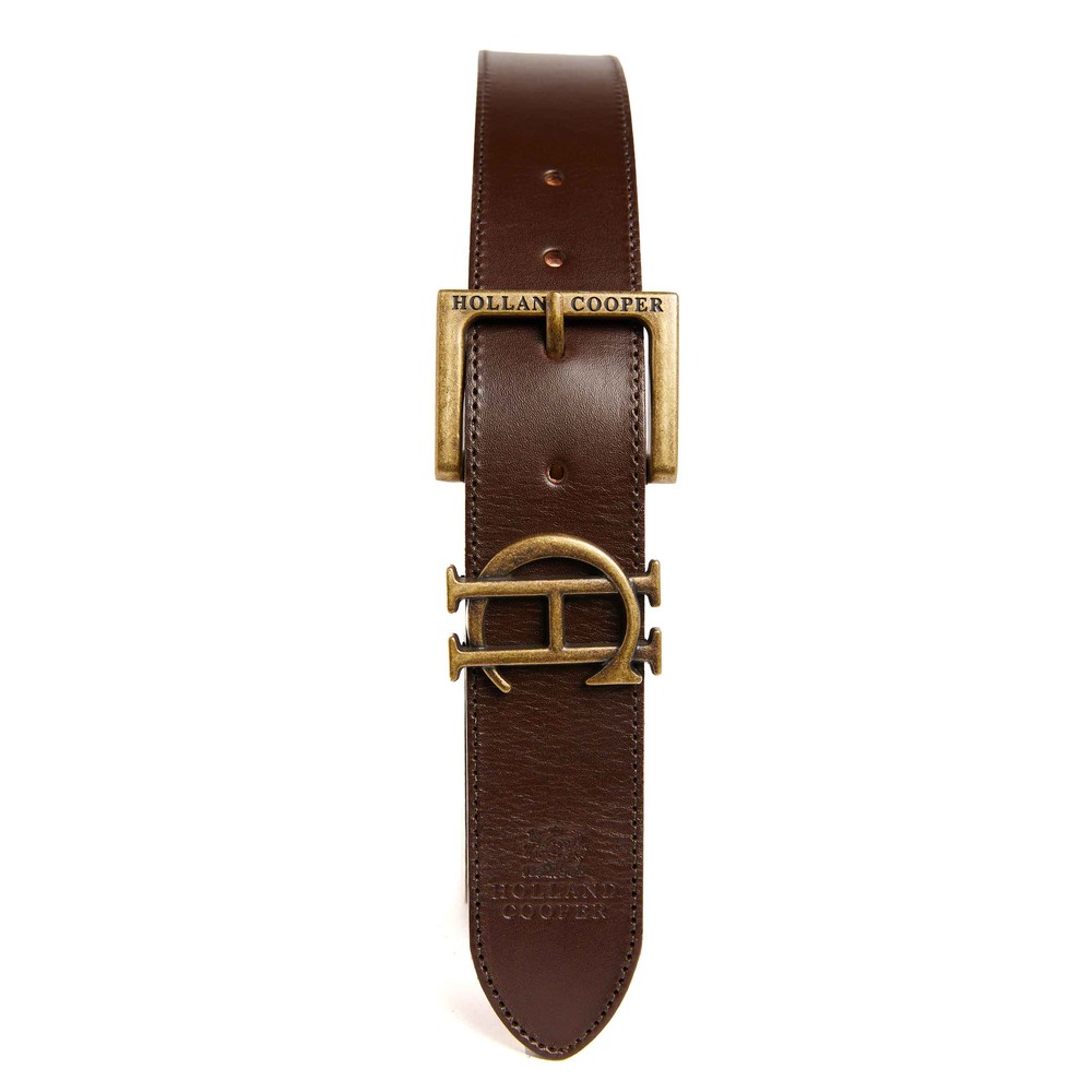 Holland Cooper Men's Classic Belt Chocolate