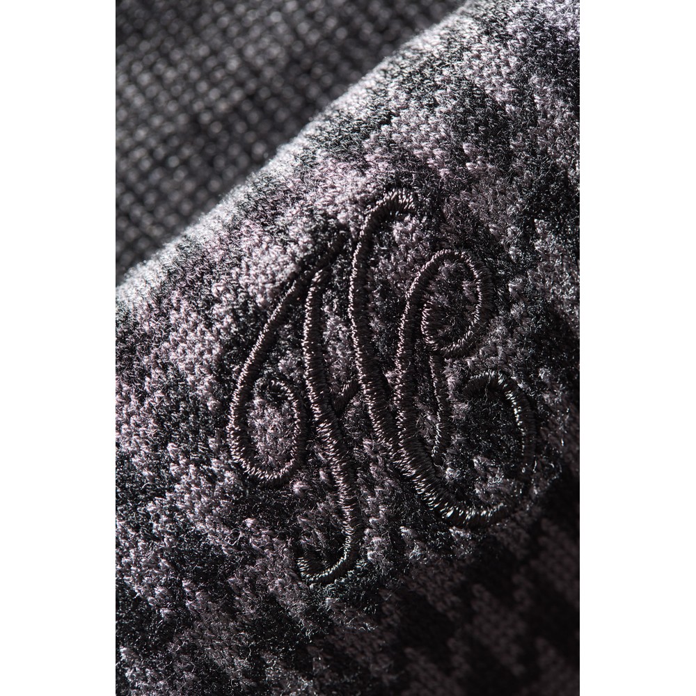 Holland Cooper Men's Sock Gift Box Charcoal Houndstooth Set
