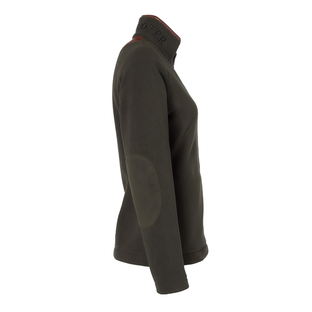 Holland Cooper Country Fleece Quarter Zip Khaki