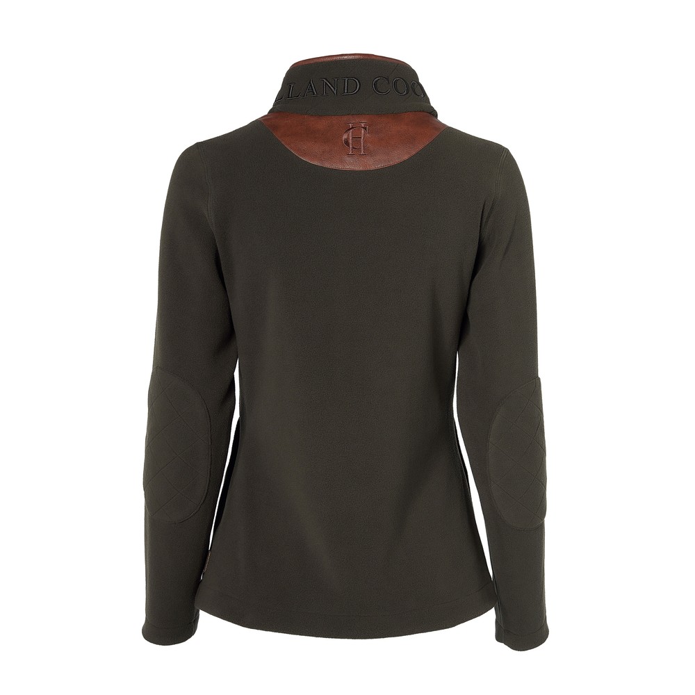 Holland Cooper Country Fleece Quarter Zip Khaki