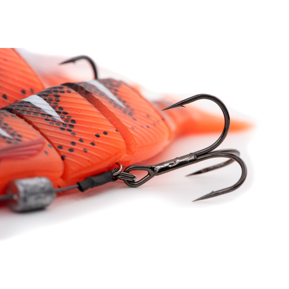 Fox Rage Loaded Jointed Pro Shad Lure UV Red Wake