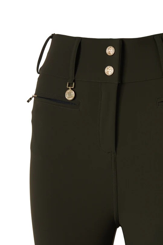 Holland Cooper Contour Trousers Dark Olive