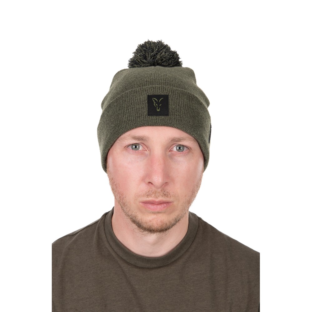 Fox Collection Bobble Hat Green