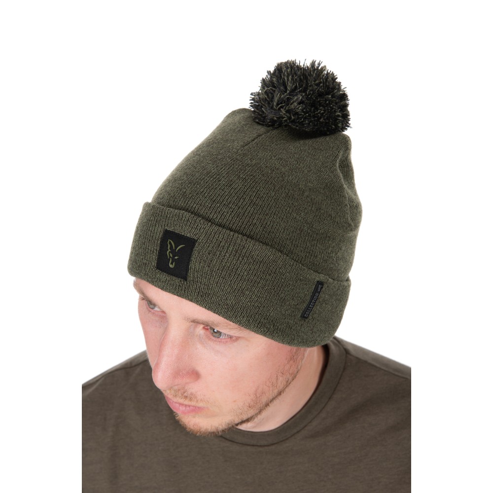 Fox Collection Bobble Hat Green