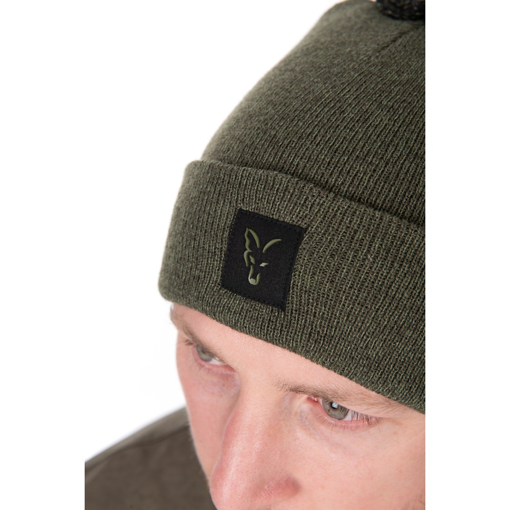 Fox Collection Bobble Hat Green