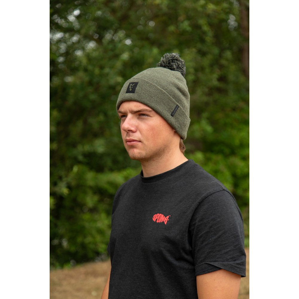 Fox Collection Bobble Hat Green