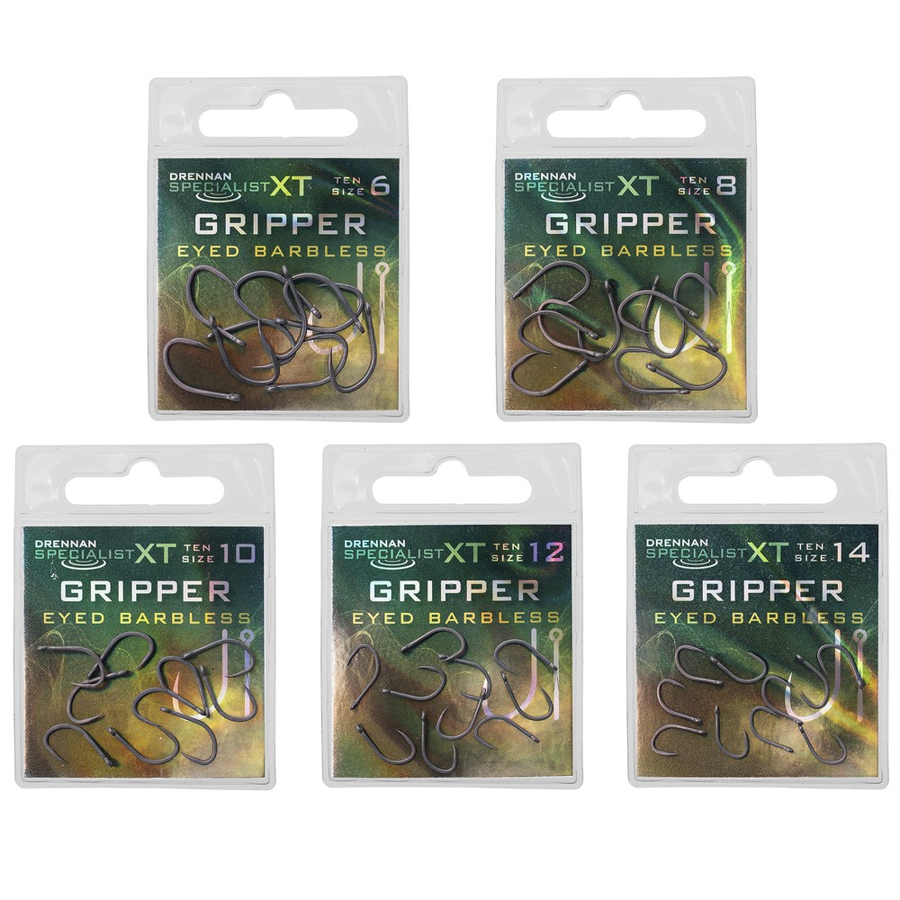 Drennan Specialist XT Gripper Hooks - Barbless