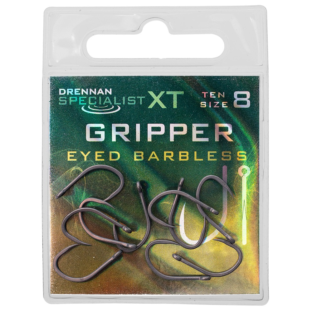 Drennan Specialist XT Gripper Hooks - Barbless Metallic