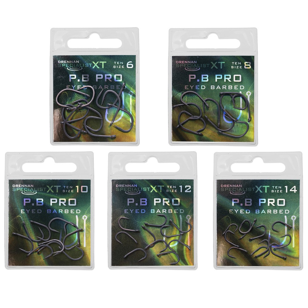 Drennan Specialist XT P.B Pro Hooks - Barbed