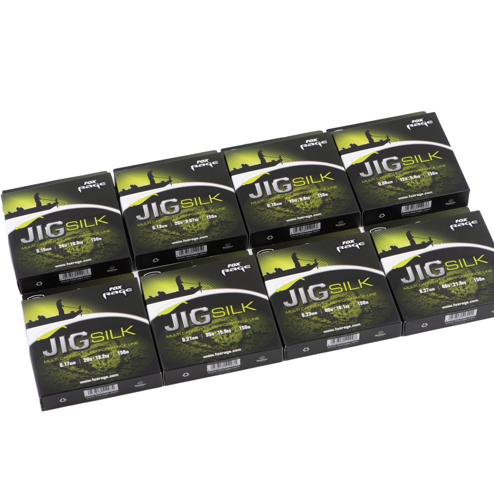 Fox Rage Jig Silk Braid Green