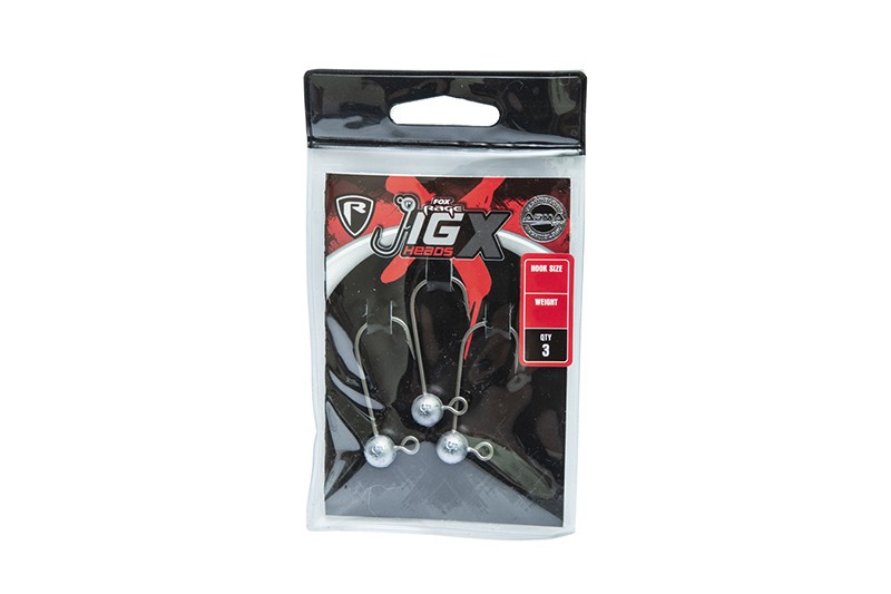 Fox Rage Jig Heads X - Size 1/0 15g 