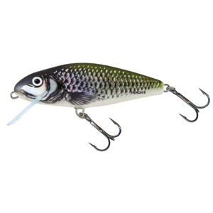 Salmo Salmo Floating Perch Lure in Holo Bleak