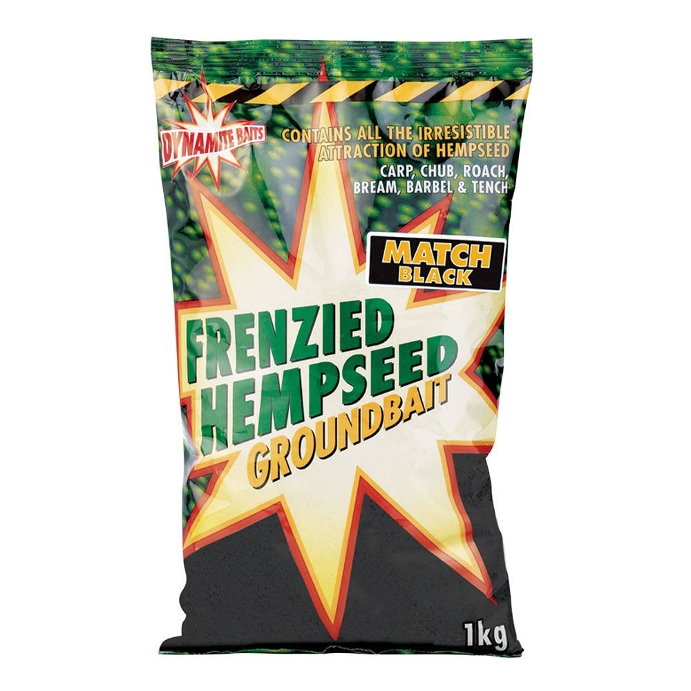 Dynamite Baits Frenzied Hemp - Super Match Black - 1kg