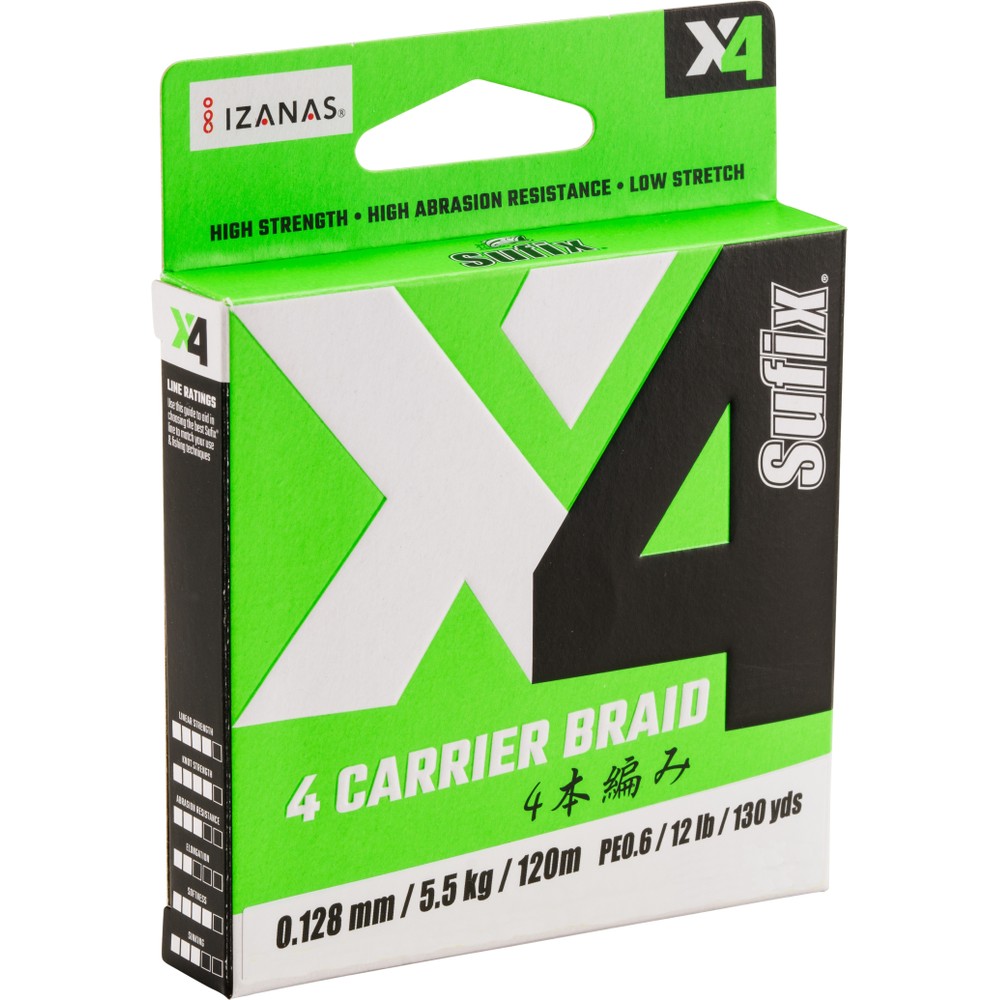 Sufix SFX 4X Braided Line - 135m / 150yds