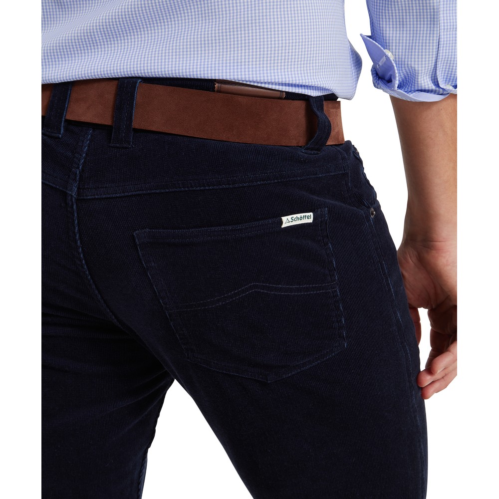 Schoffel Camden Cord Trousers Navy
