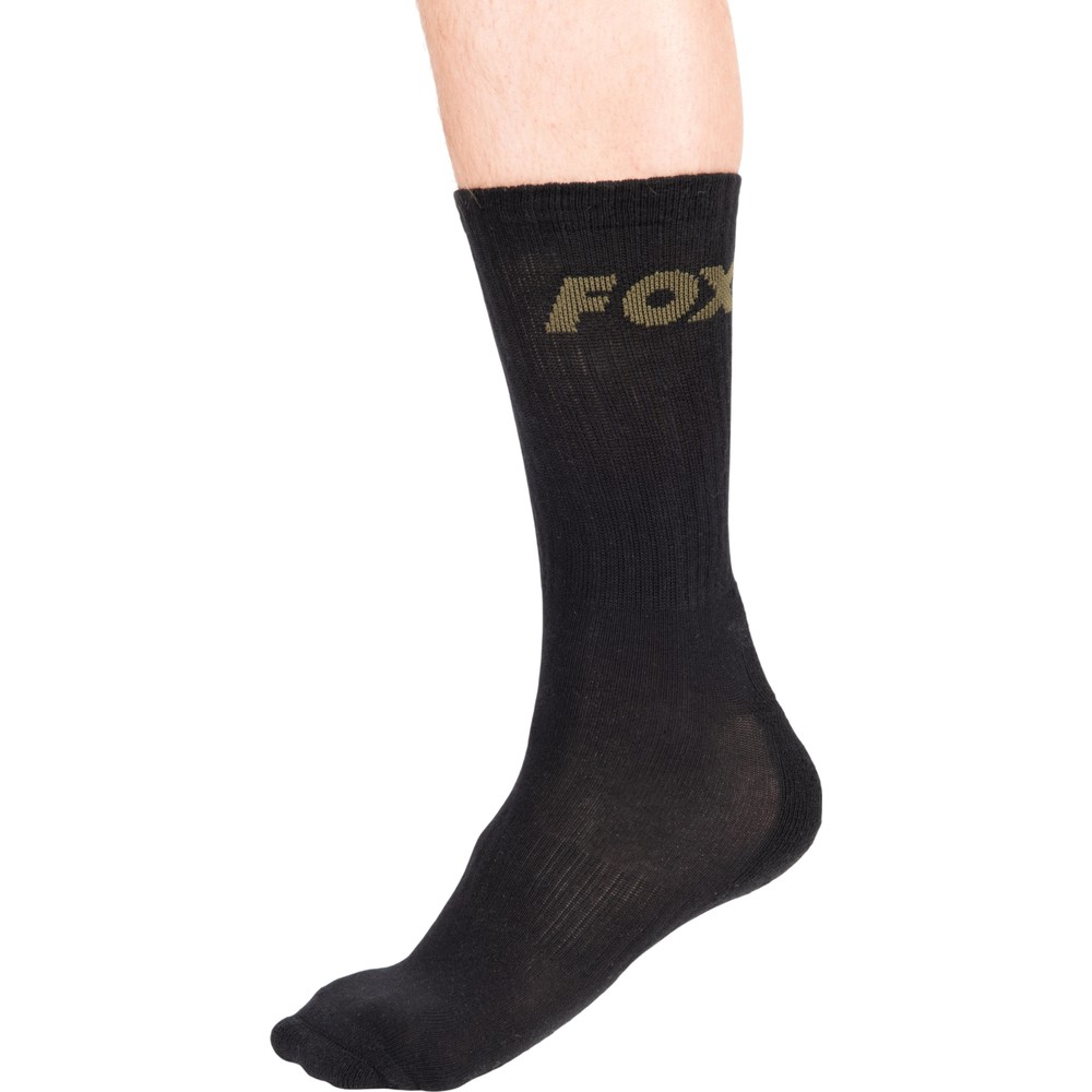 Fox Black Socks - 3 Pack Black