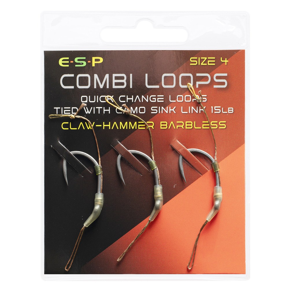 ESP Combi Loops - Barbless Metallic