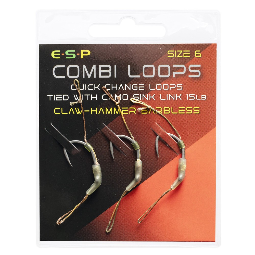 ESP Combi Loops - Barbless Metallic