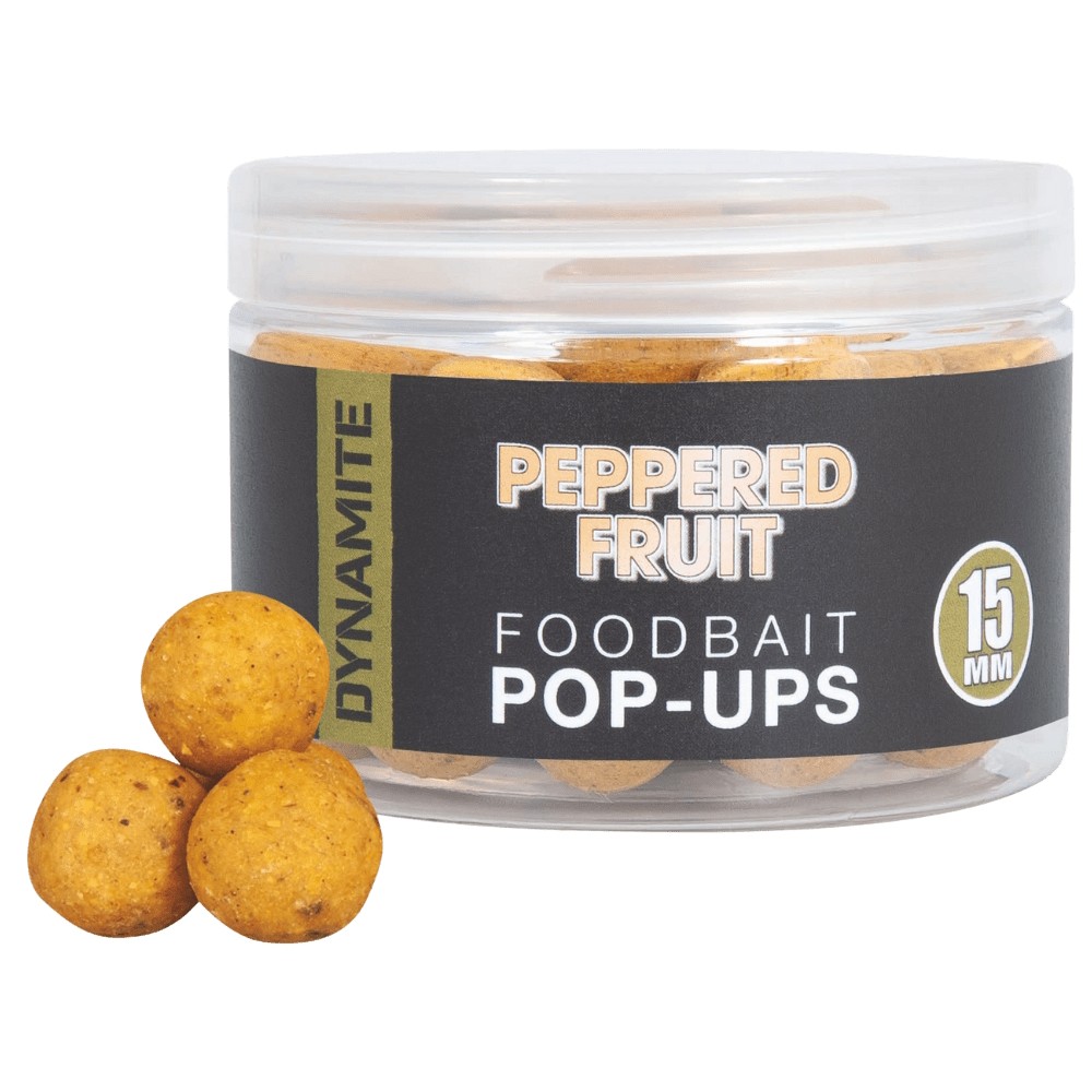Dynamite Baits Peppered Fruit Foodbait Pop-Ups - 15mm