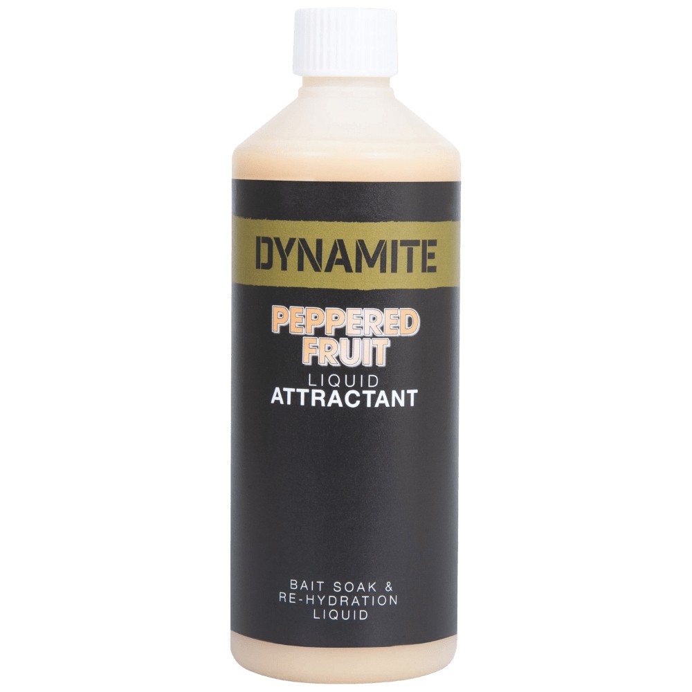 Dynamite Baits Peppered Fruit Liquid Attractant - 500ml