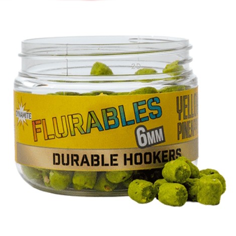 Dynamite Baits Flurables Pineapple Durable Hookers