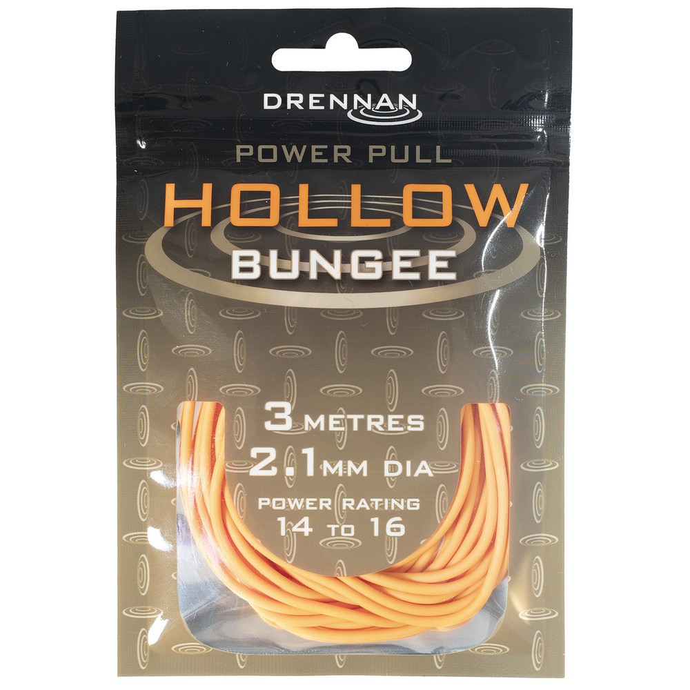 Drennan Power Pull Hollow Bungee Elastic Assorted