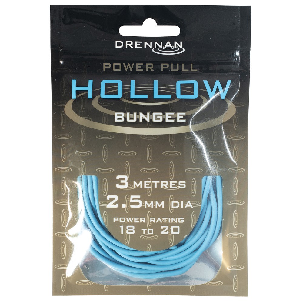 Drennan Power Pull Hollow Bungee Elastic Assorted