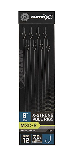 Matrix MXC-2 X-Strong Pole Rigs 15cm/6ins - Barbless Multi