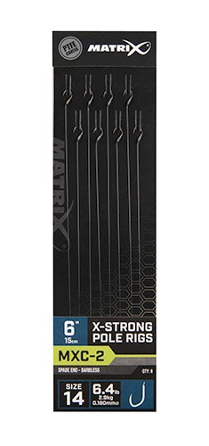 Matrix MXC-2 X-Strong Pole Rigs 15cm/6ins - Barbless Multi