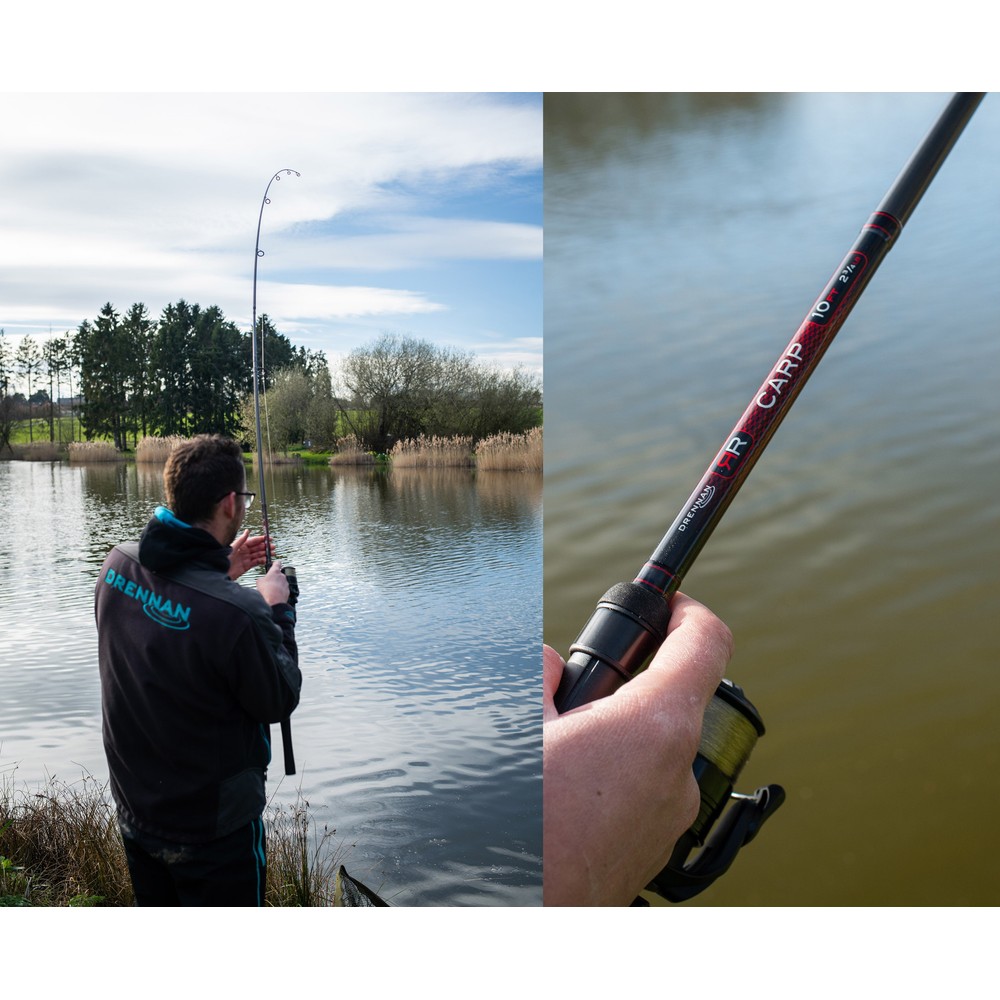Drennan Red Range Carp Rod - 10' 2¾lb Red/Black
