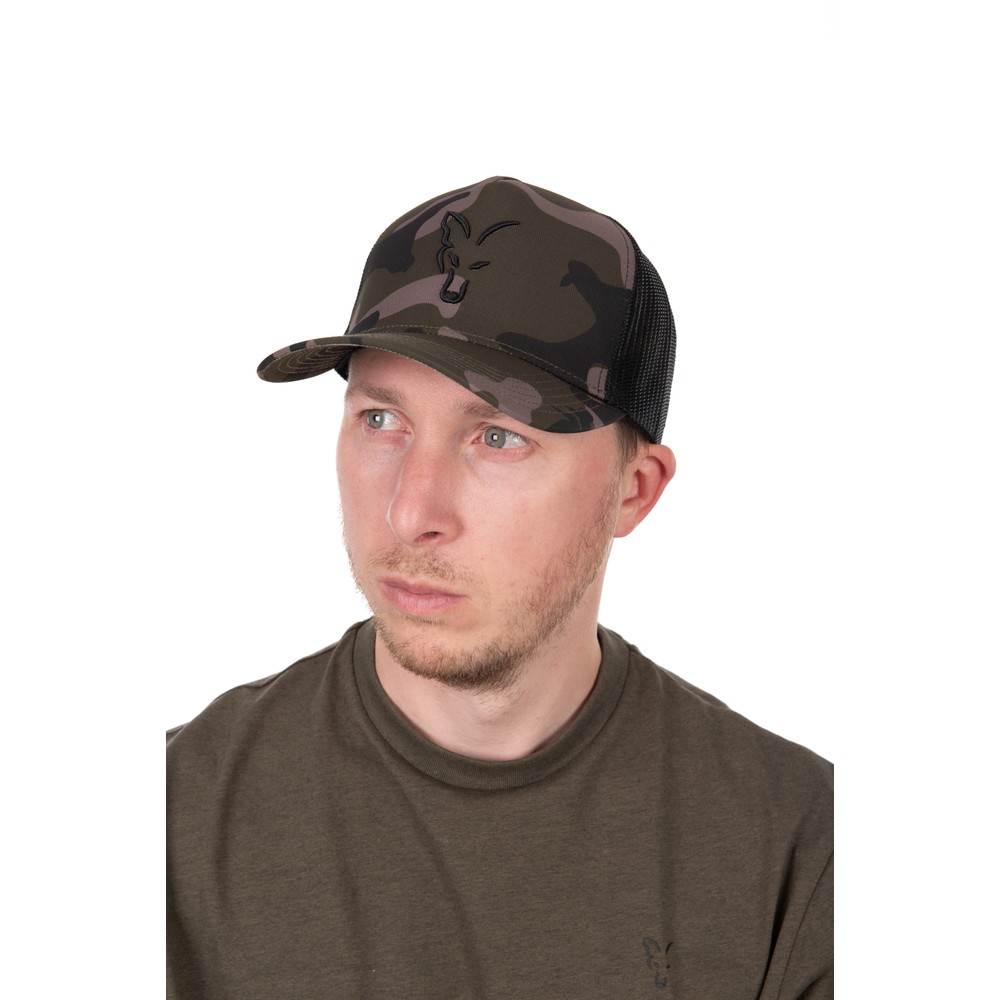 Fox Black Camo Trucker Hat