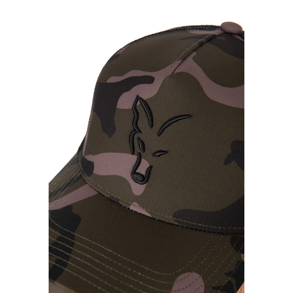 Fox Black Camo Trucker Hat 