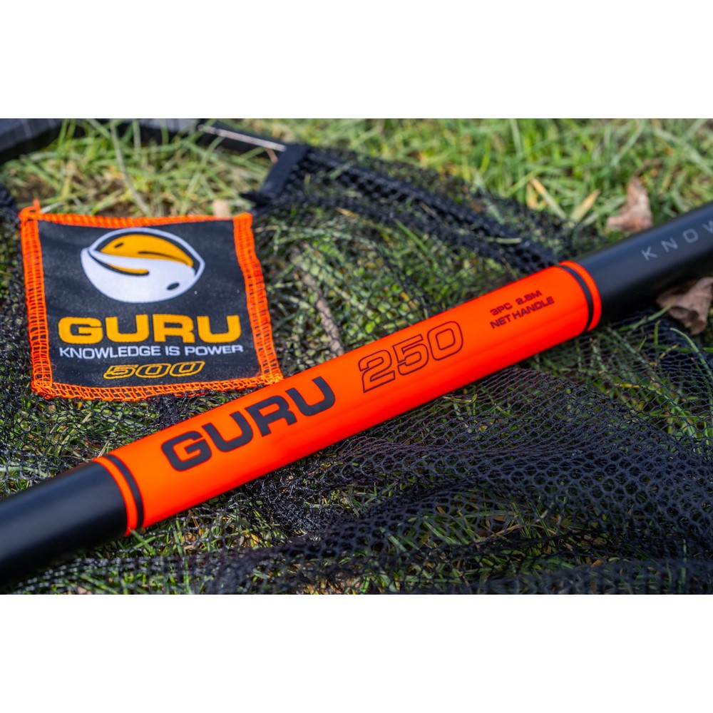 Guru 2.5m Net Handle 50cm Net Combo Orange/Black