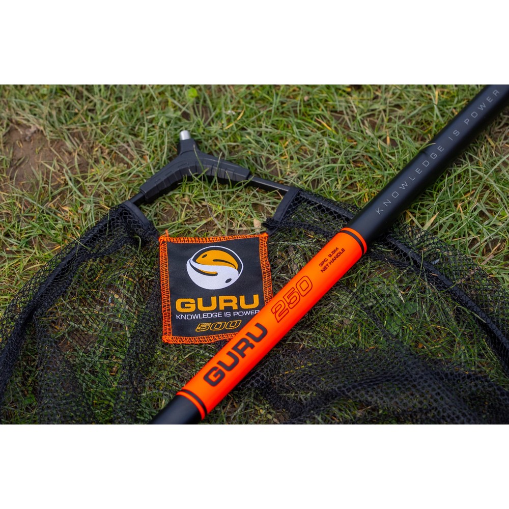 Guru 2.5m Net Handle 50cm Net Combo Orange/Black