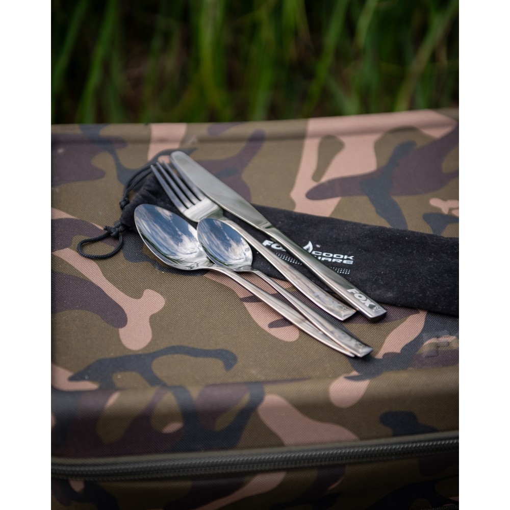 Fox Cookware Black Stainless Cutlery Set