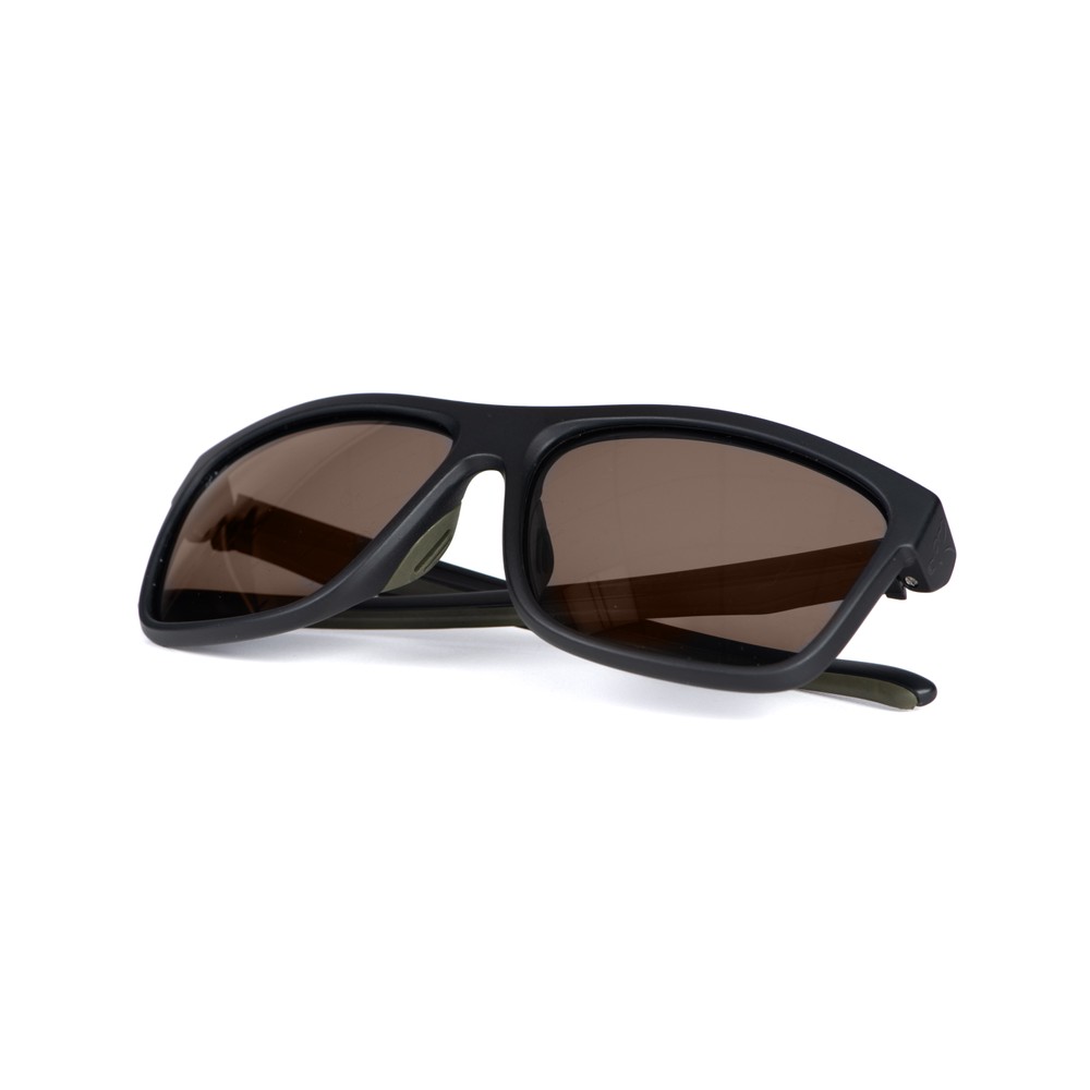 Fox Collection Green & Black Shades - Brown Lens Green/Black