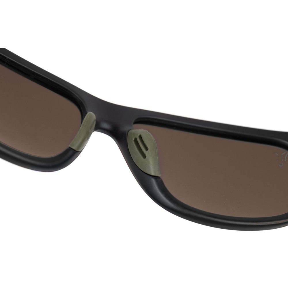 Fox Collection Green & Black Shades - Brown Lens Green/Black
