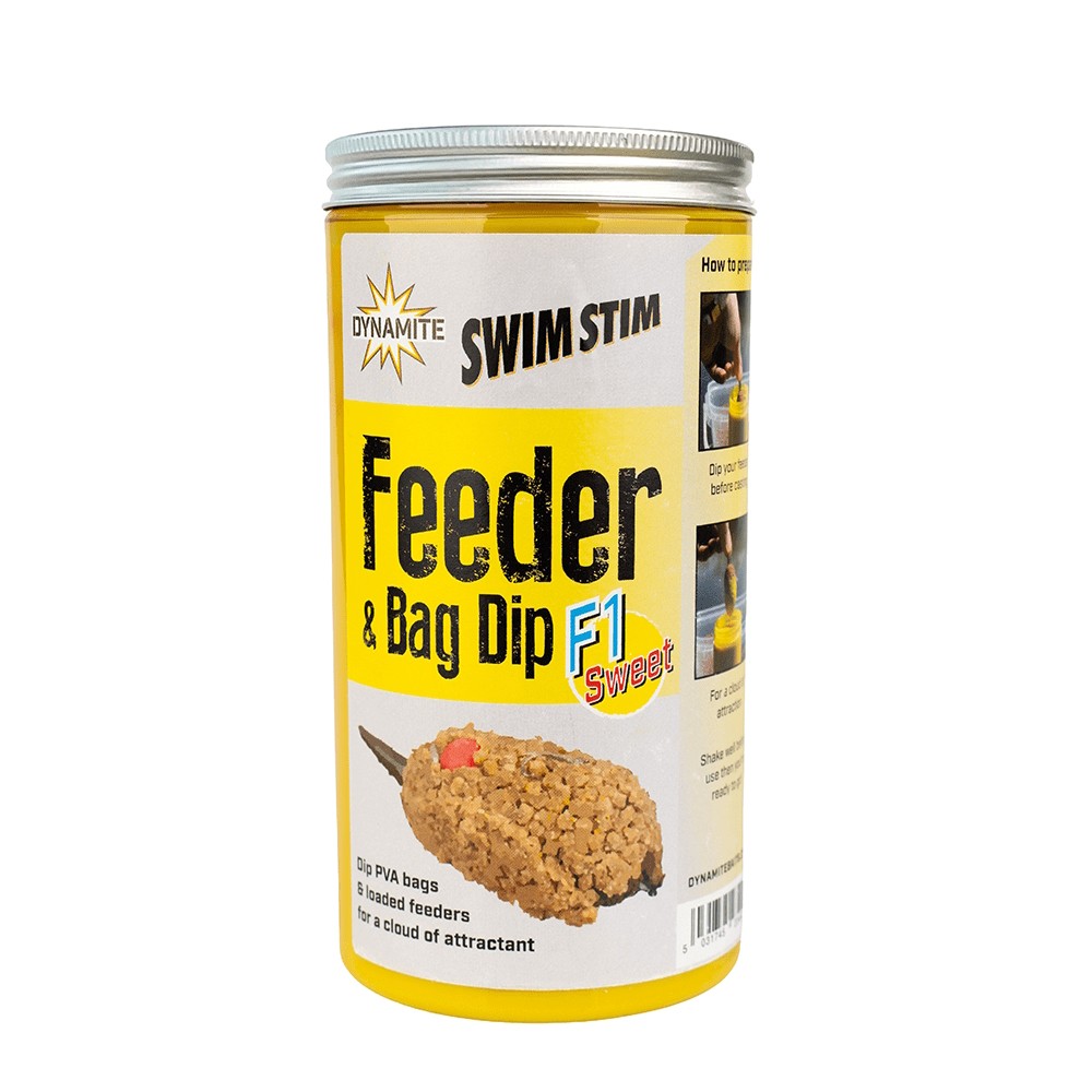 Dynamite Baits Swim Stim F1 Sweet Feeder & Bag Dip