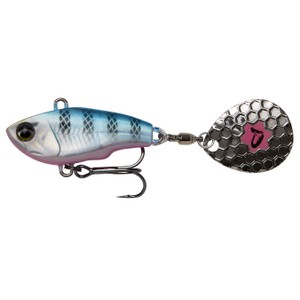 Savage Gear Savage Gear Fat Tail Spin Lure in Blue Silver Pink