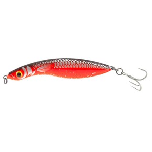 Salmo Salmo Sinking Wave Lure in Black Red Fish