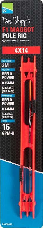 Preston Innovations F1 Maggot Pole Rig