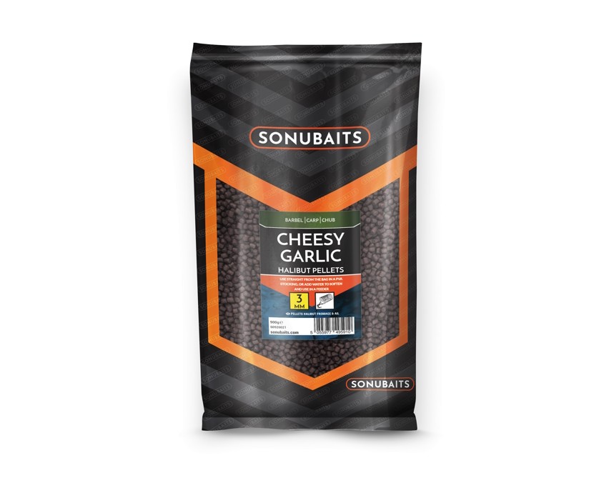 Sonubaits Cheesy Garlic Halibut Pellets - 900g