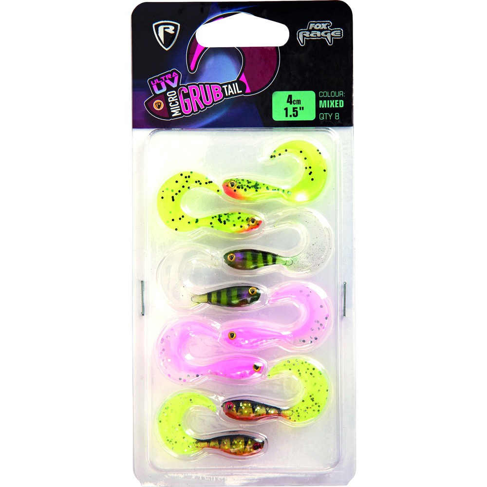 Fox Rage Micro Grub Mixed Pack - 4cm