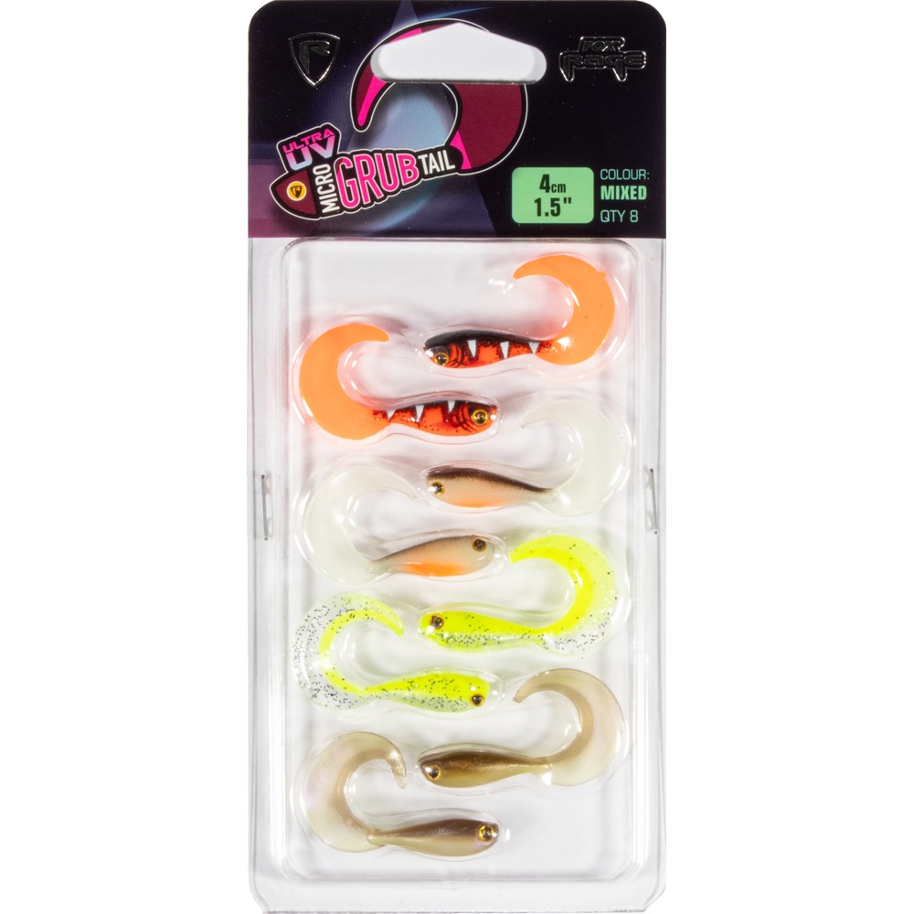 Fox Rage Micro Grub Mixed Pack - 4cm