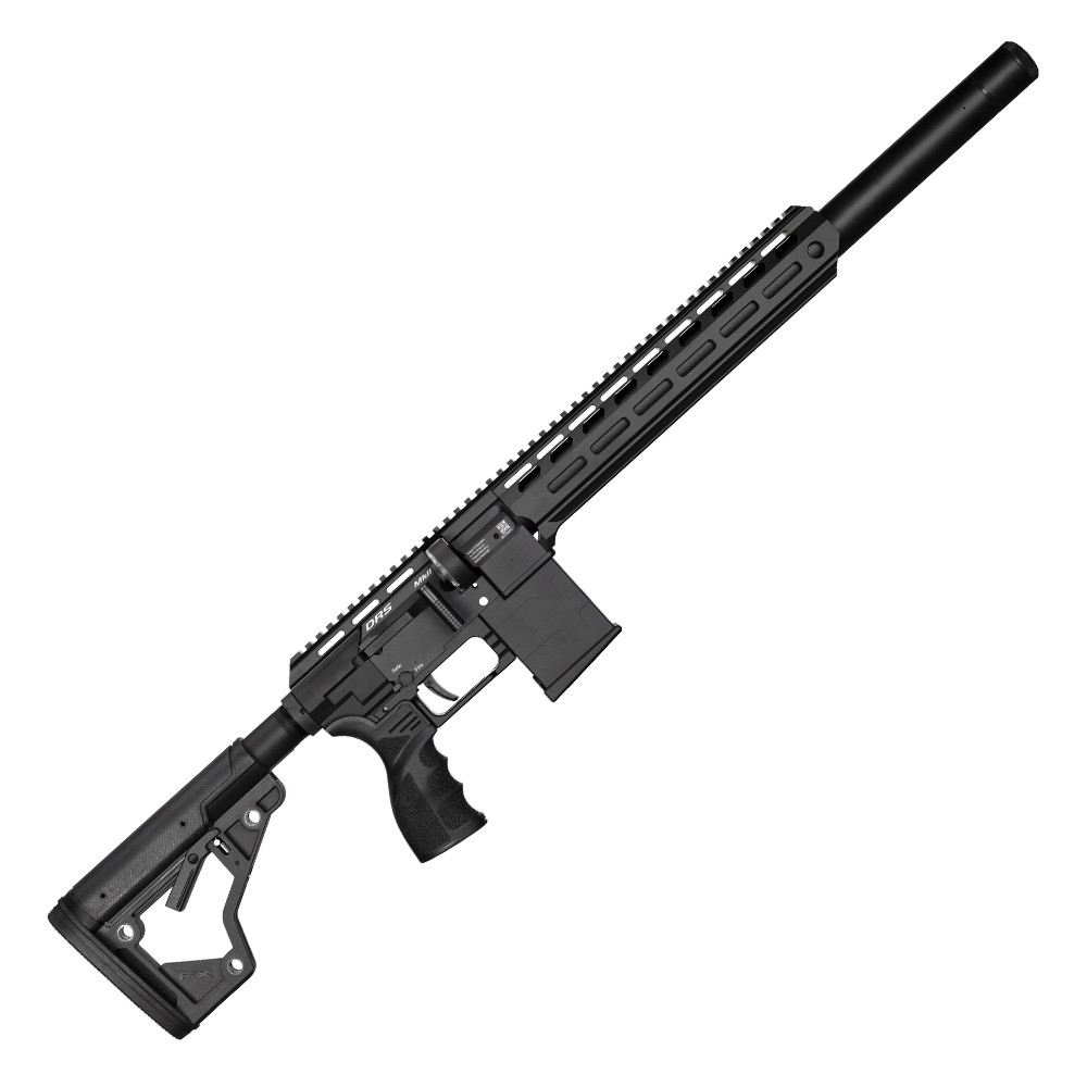 FX DRS MKII Tactical Standard 500mm Pre-charged Pneumatic Air Rifle inc. AR15 Stock - .22