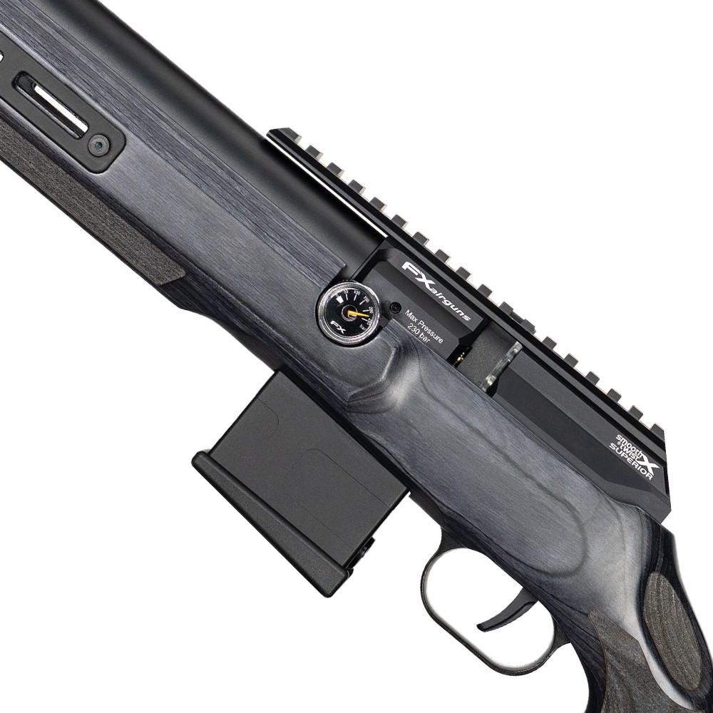 FX DRS MKII Redline Classic Compact 380mm Pre-charged Pneumatic Air Rifle - .22 Grey Laminate