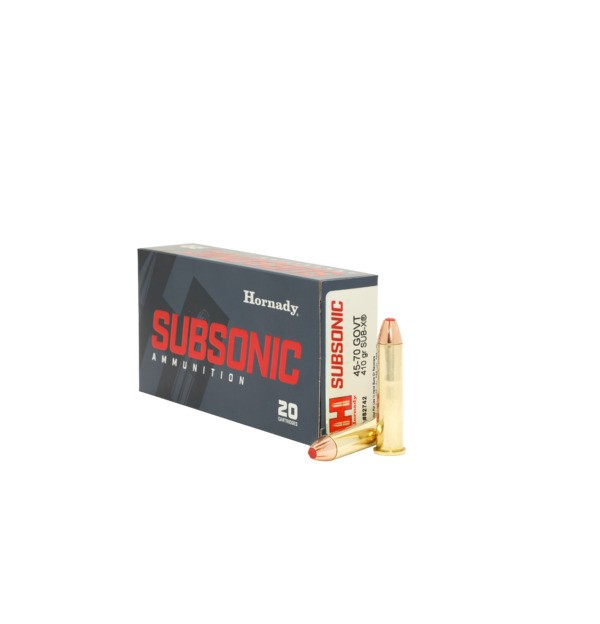 Hornady .45-70 Ammunition - 410gr - Sub-X Subsonic