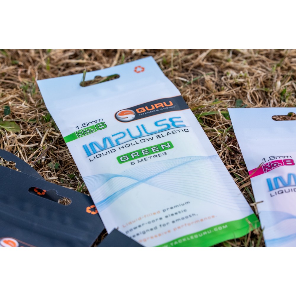 Guru Impulse Liquid Hollow Elastic - 5m Assorted