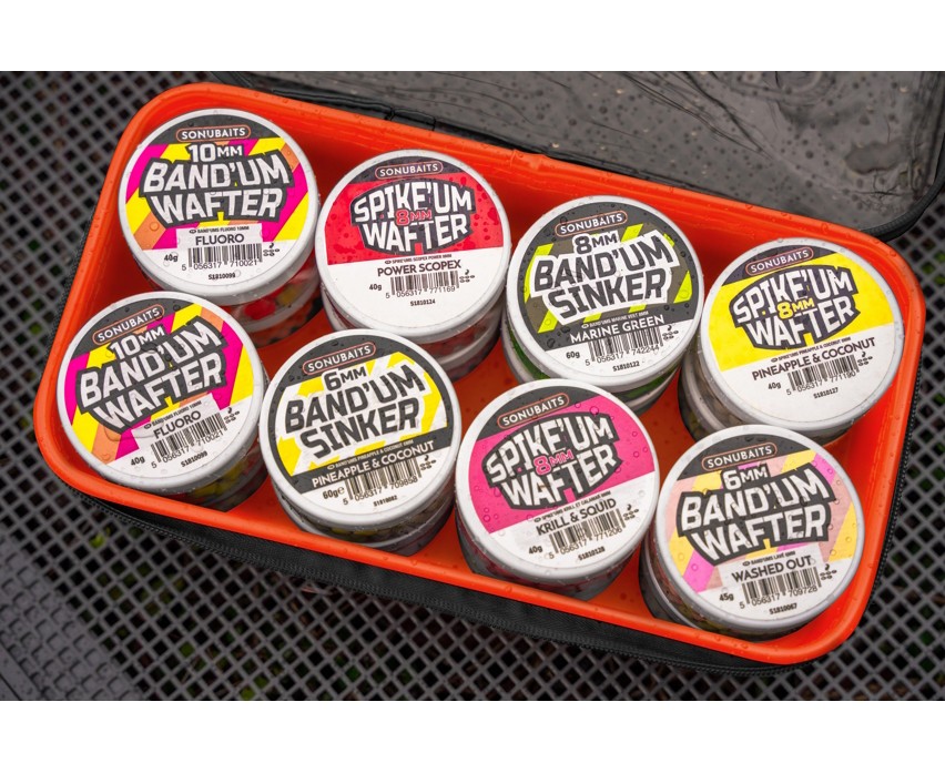 Sonubaits EVA Hookbait Storage System Tub Orange/Black