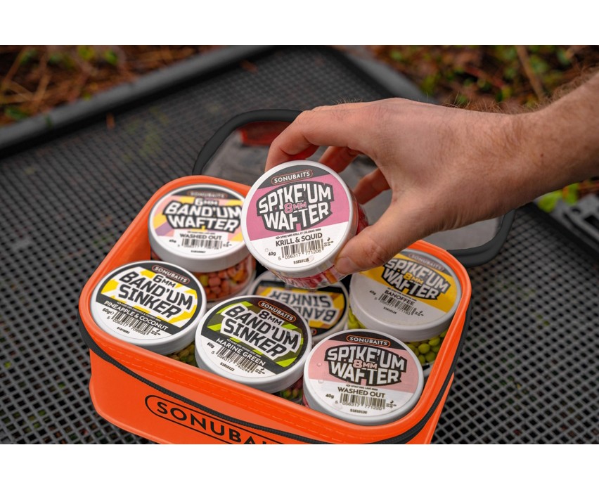 Sonubaits EVA Hookbait Storage System Tub Orange/Black
